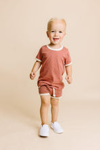 Load image into Gallery viewer, french terry retro short - redwood