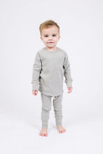 Load image into Gallery viewer, rib knit long sleeve tee - medium gray