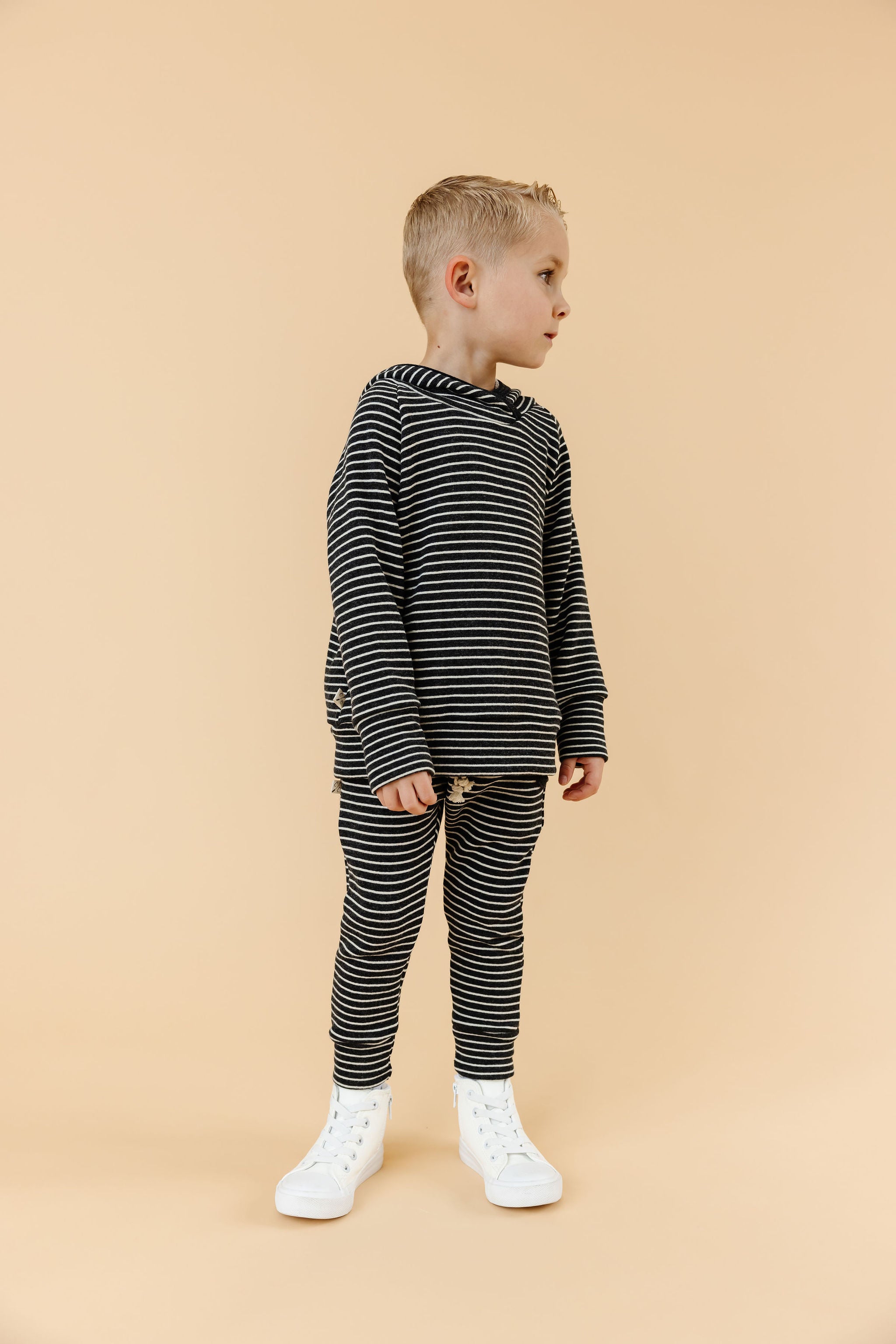 trademark raglan hoodie CO - shadow stripe
