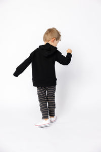 trademark raglan hoodie - black