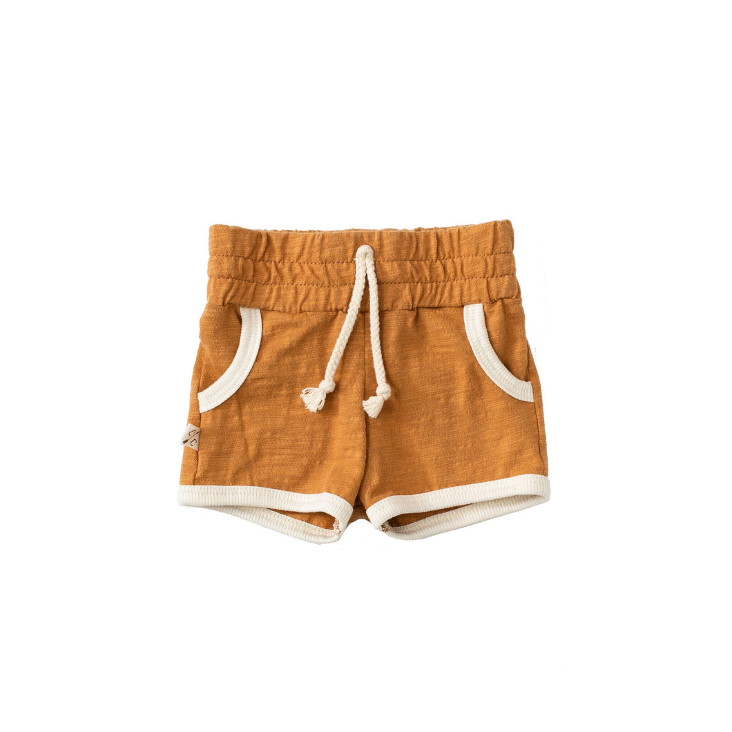 retro short - toffee