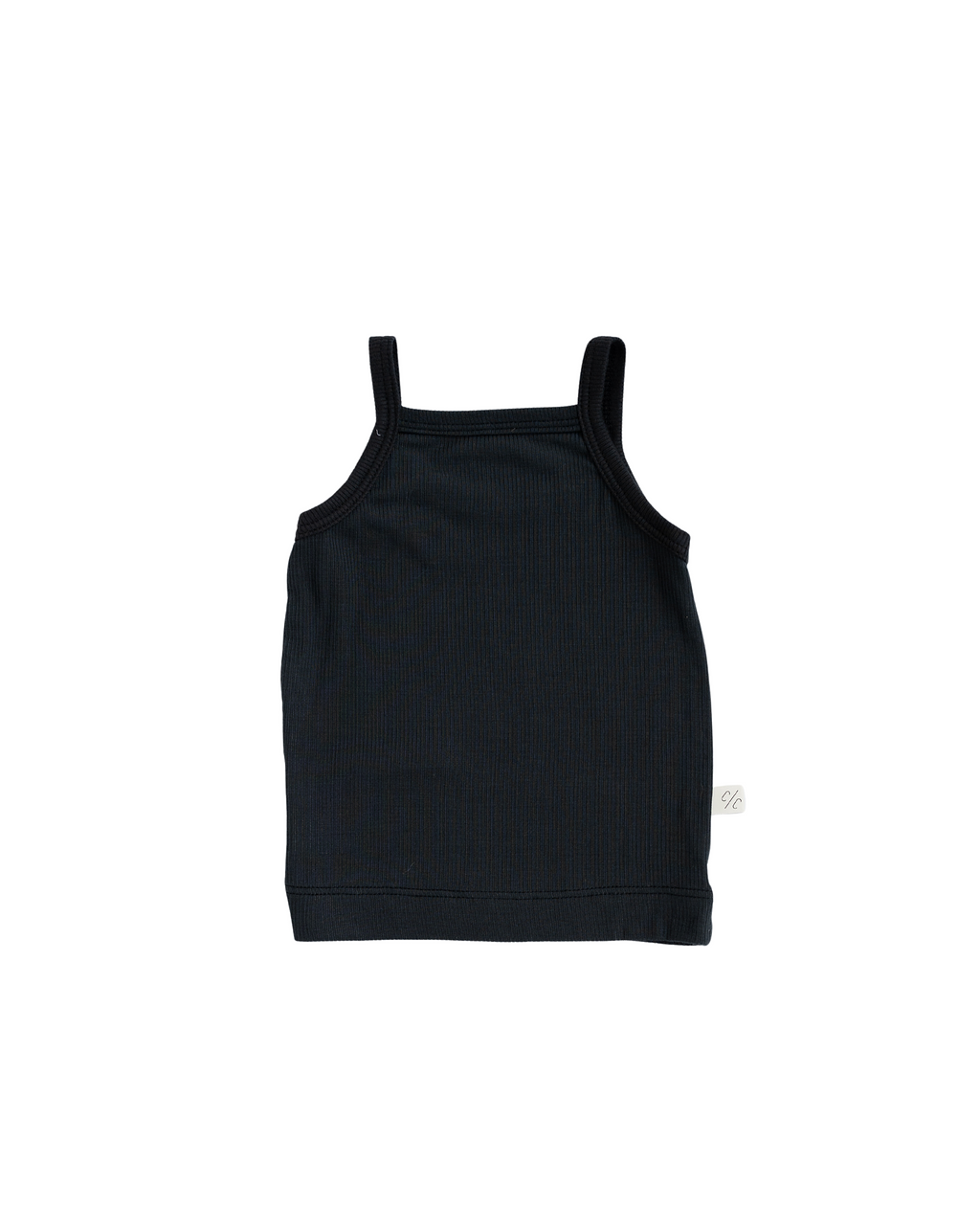 rib knit camisole - midnight