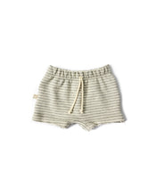 Load image into Gallery viewer, boy shorts - medium gray stripe