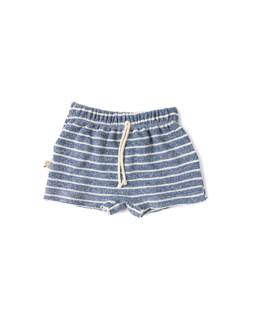 boy shorts - heather chambray stripe