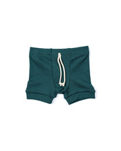 Load image into Gallery viewer, rib knit shorts - spruce