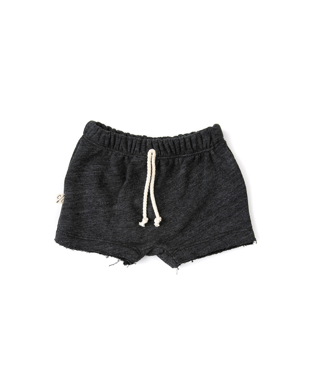 boy shorts - heather black
