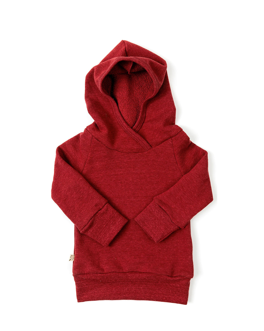 trademark raglan hoodie - crimson
