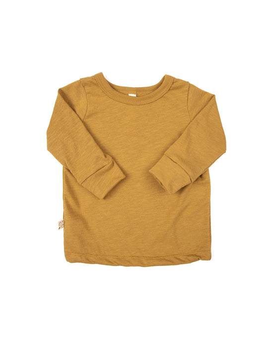 long sleeve tee - wheat