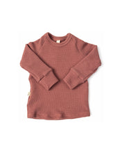 Load image into Gallery viewer, waffle knit long sleeve top - quartz