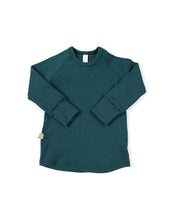 Load image into Gallery viewer, rib knit long sleeve tee - spruce