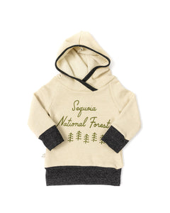 trademark raglan hoodie - sequoia on linen