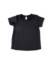 Load image into Gallery viewer, rib knit tee - midnight 1x1