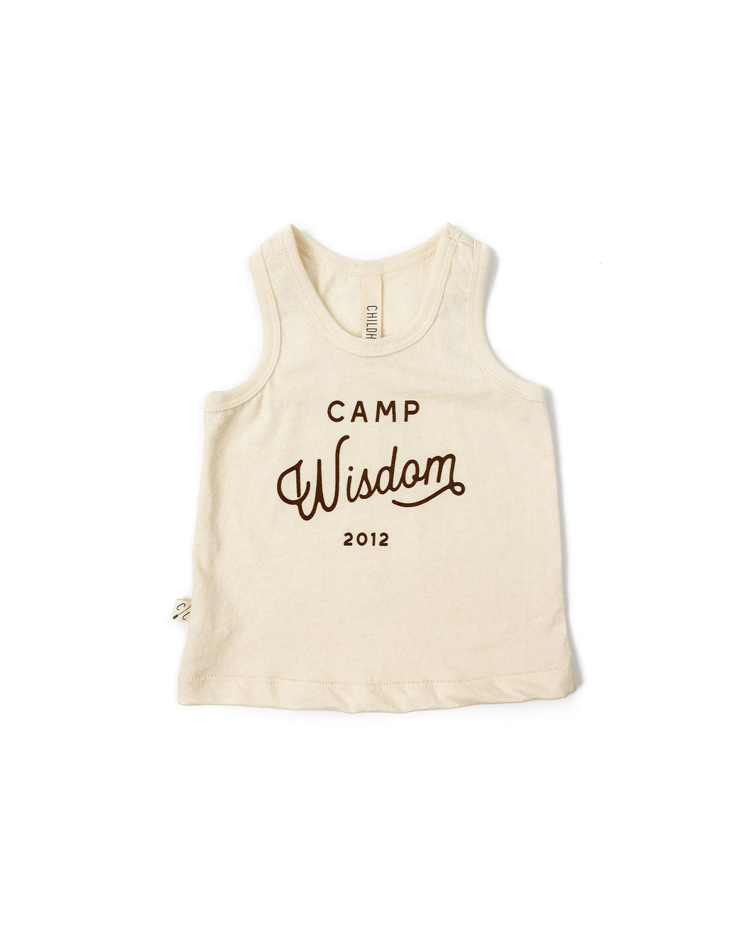 ringer tank top - camp wisdom on natural