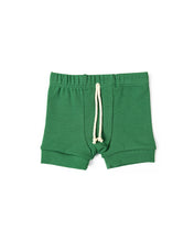 Load image into Gallery viewer, rib knit shorts - emerald