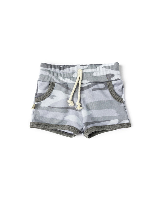 french terry retro short - polar camo