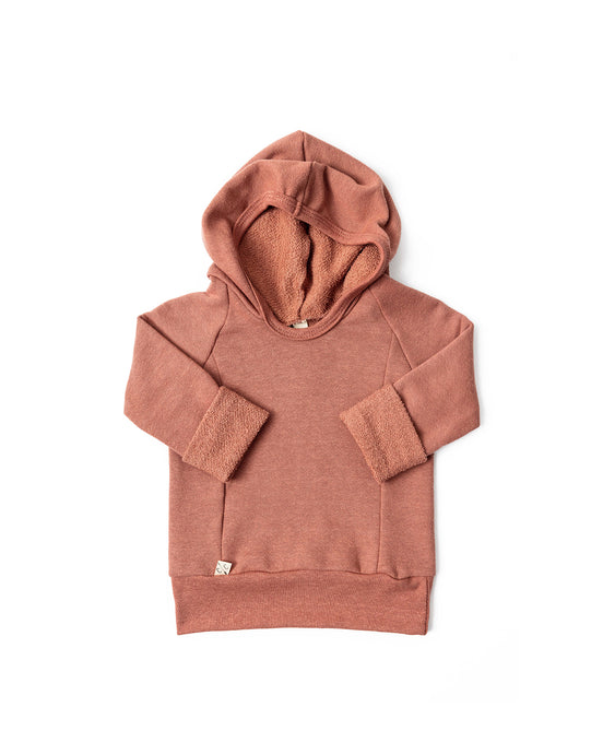 beach hoodie - redwood