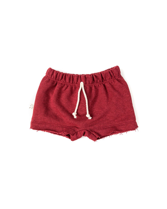 boy shorts - crimson