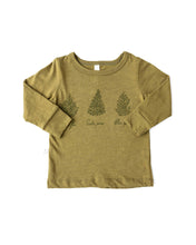 Load image into Gallery viewer, long sleeve tee - winter trees on moss
