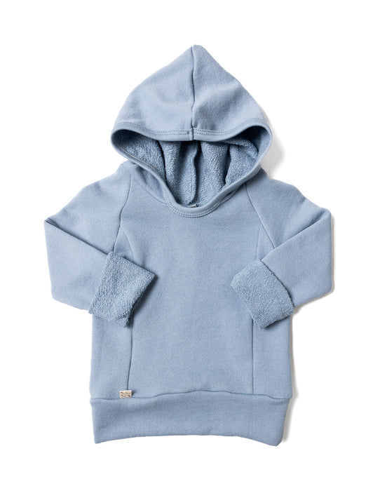 beach hoodie - carolina blue