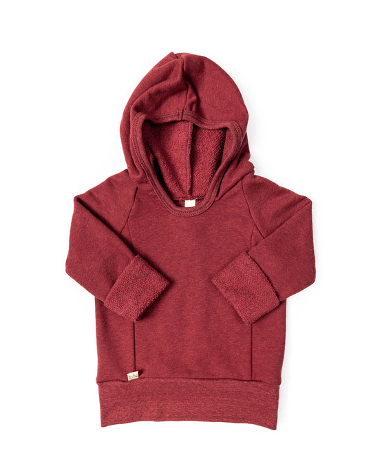 beach hoodie - crimson