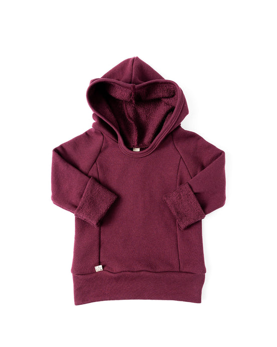 beach hoodie CO - eggplant