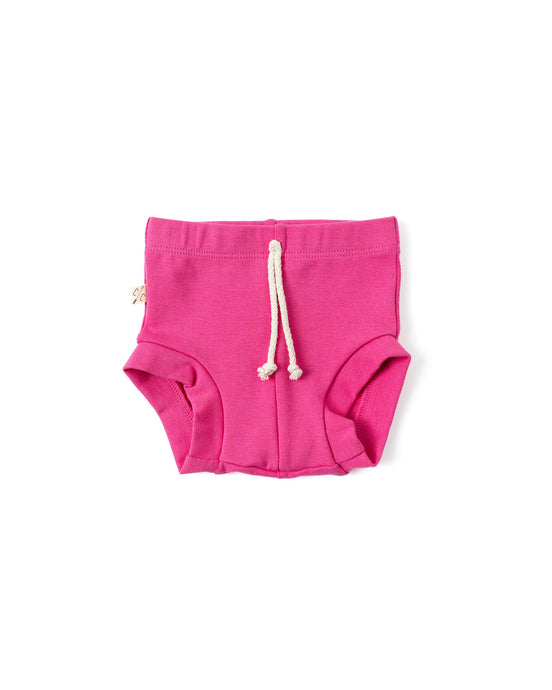 rib knit bloomers - punch