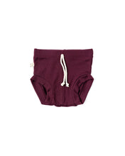 Load image into Gallery viewer, rib knit bloomers - eggplant