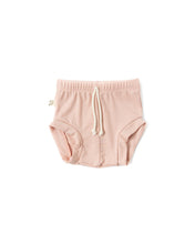 Load image into Gallery viewer, rib knit bloomers - shell pink