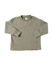 Load image into Gallery viewer, boxy long sleeve tee - vetiver