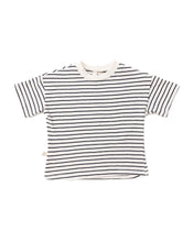 Load image into Gallery viewer, boxy tee - natural stripe and natural