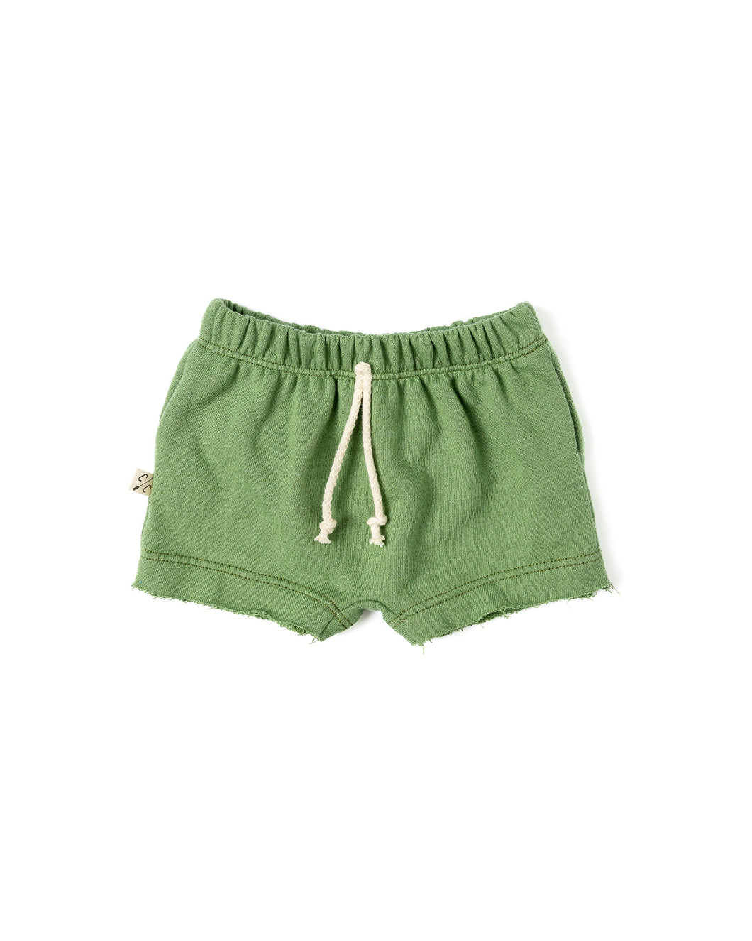 boy shorts - camp green