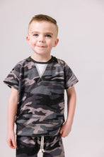 Load image into Gallery viewer, short sleeve crew - black camo