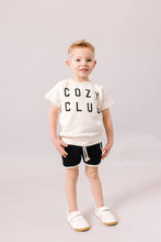 Load image into Gallery viewer, short sleeve crew - cozy club on natural tri blend