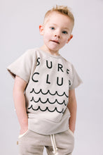 Load image into Gallery viewer, short sleeve crew - surf club on dove