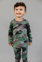 Load image into Gallery viewer, rib knit long sleeve tee - classic camo