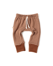 Load image into Gallery viewer, gusset pants - acorn stripe