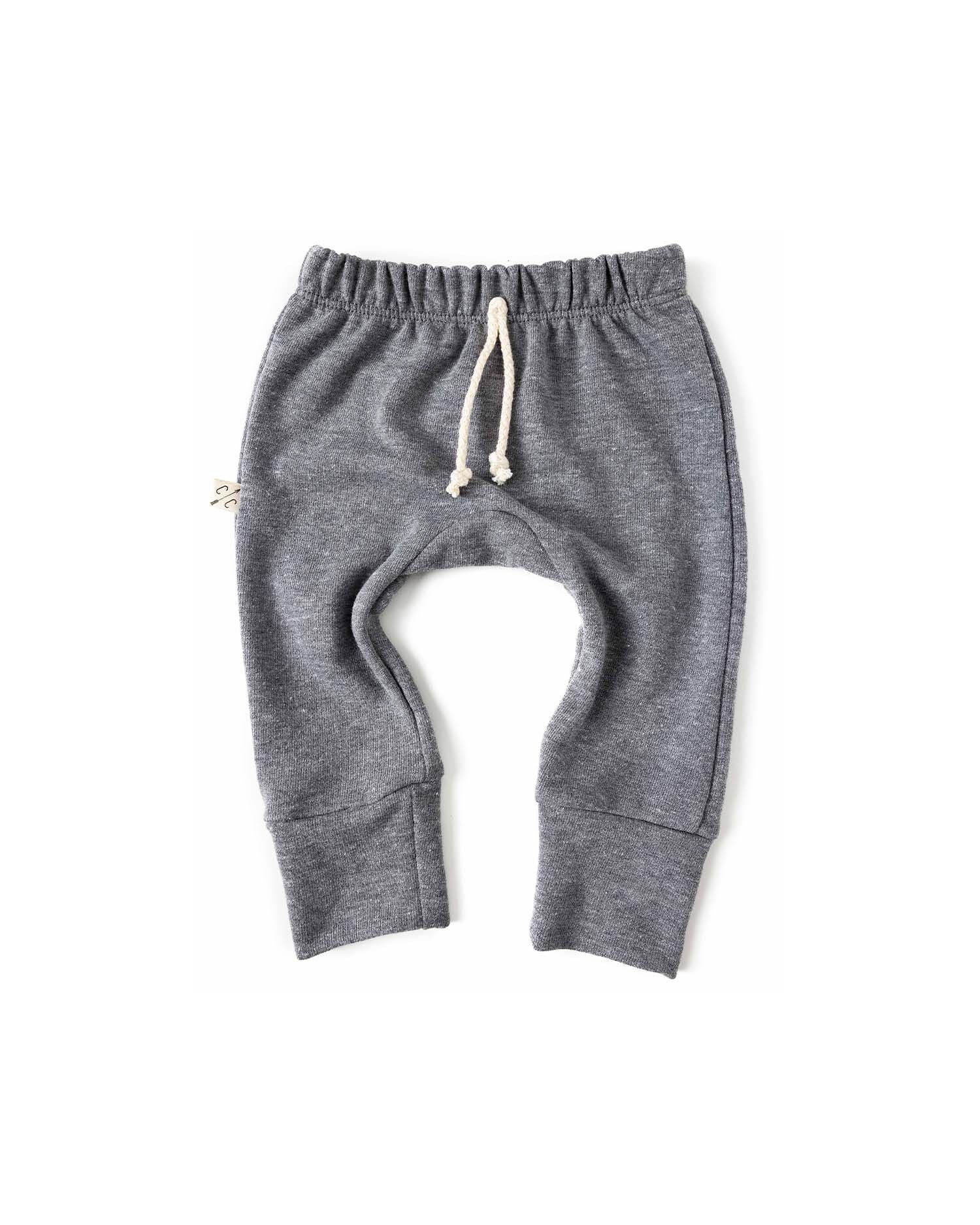 gusset pants - athletic gray – Childhoods Clothing