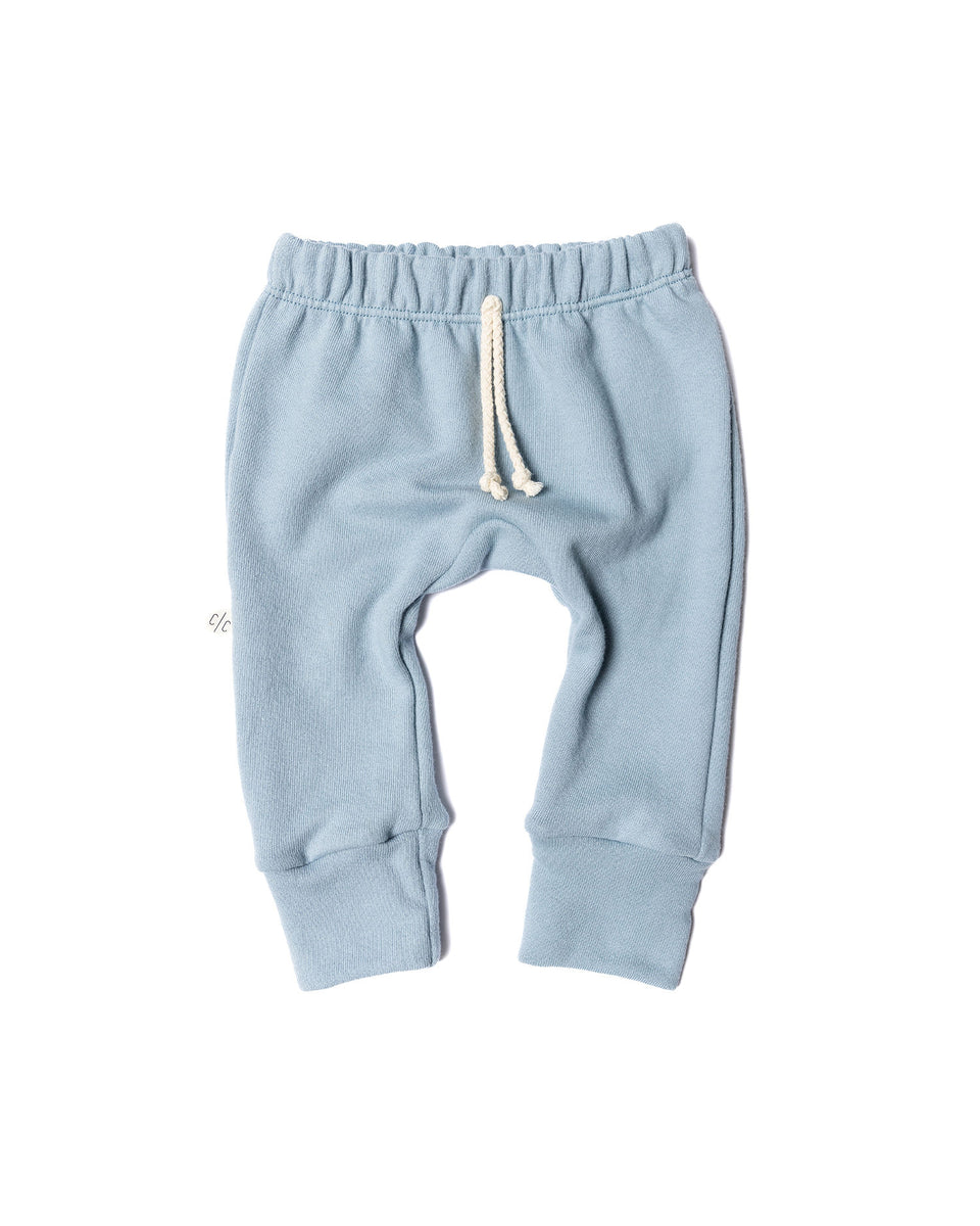 gusset pants - carolina blue – Childhoods Clothing