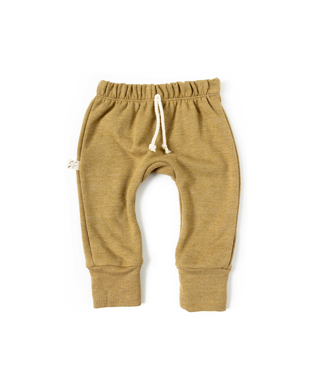 gusset pants - ochre