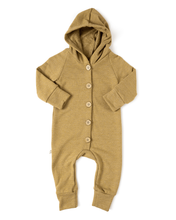 Load image into Gallery viewer, hooded romper - ochre