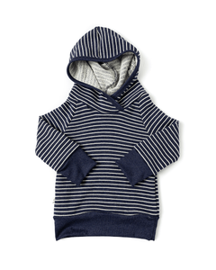 trademark raglan hoodie - nautical stripe