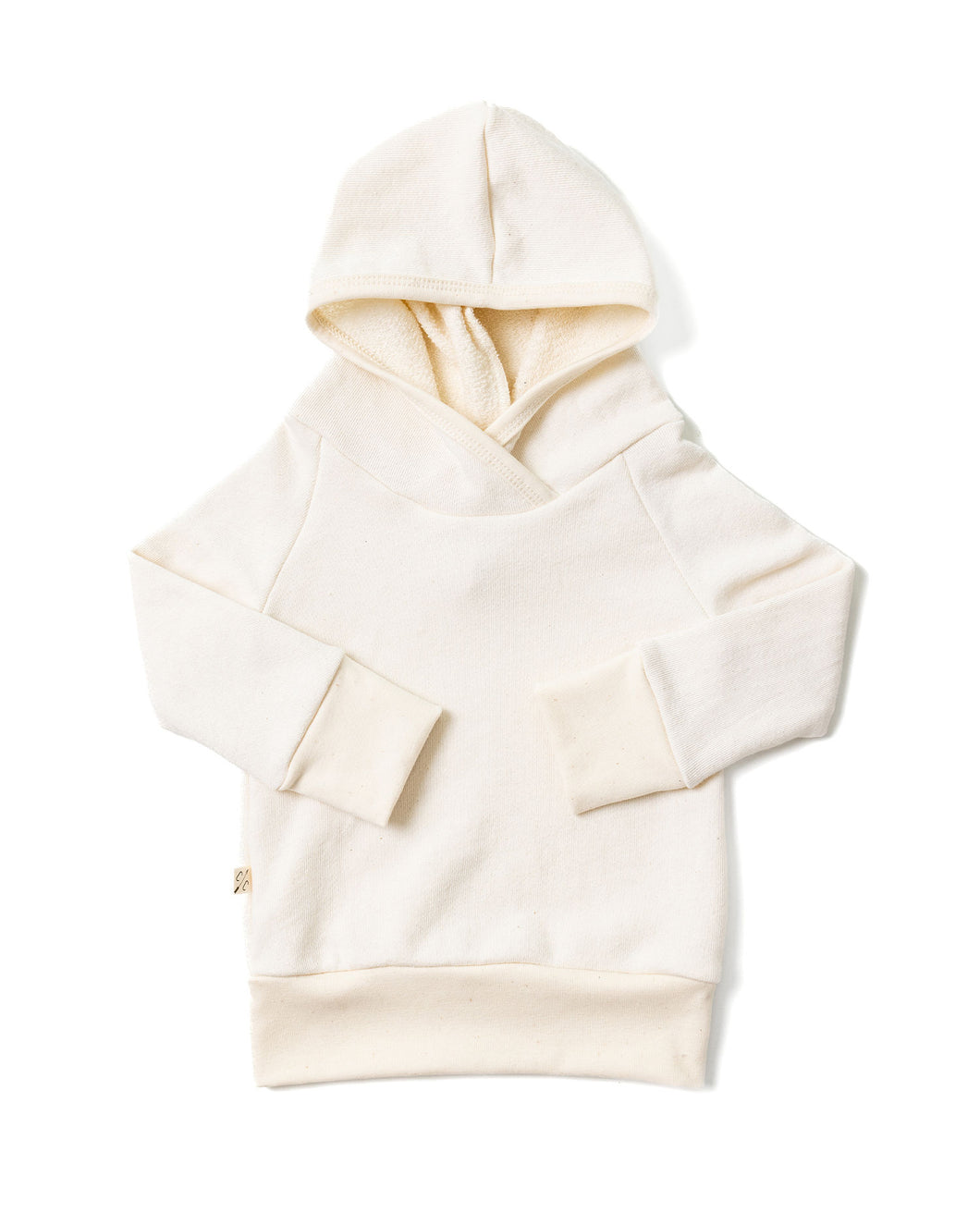 trademark raglan hoodie - natural tri blend