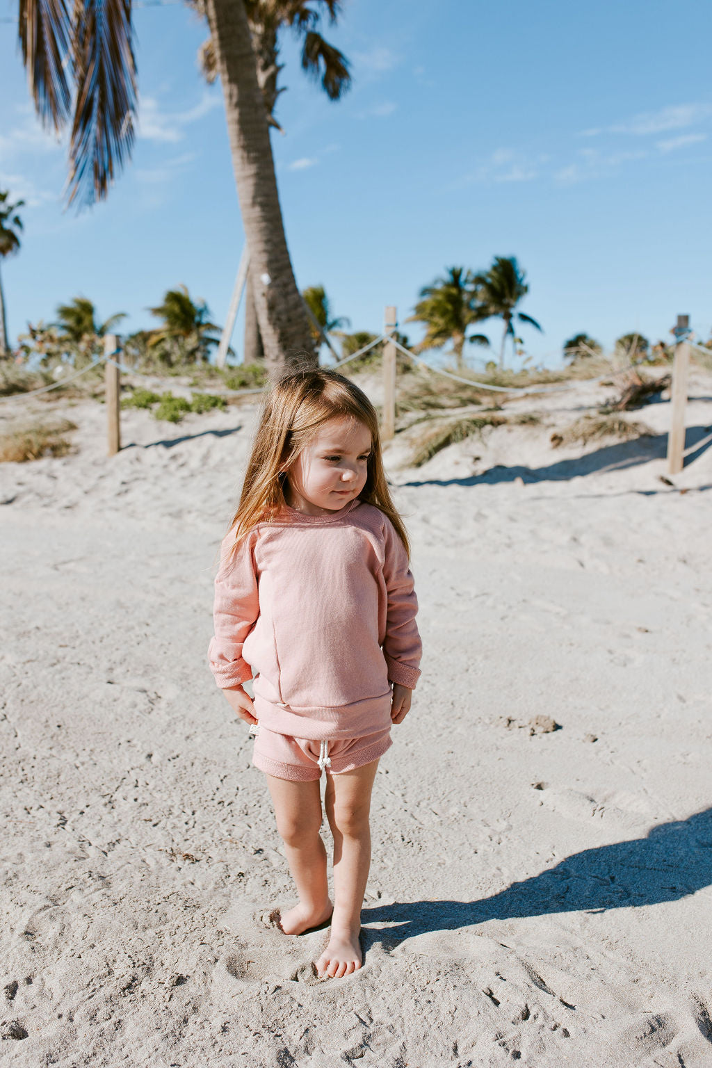 beach hoodie - camellia