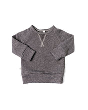 Load image into Gallery viewer, pullover crew - black heather