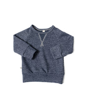 Load image into Gallery viewer, pullover crew - blue heather