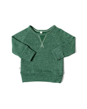 Load image into Gallery viewer, pullover crew - green heather