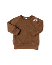 Load image into Gallery viewer, pullover crew - magical collar on mocha