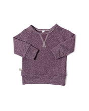 Load image into Gallery viewer, pullover crew - purple heather