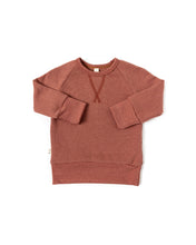 Load image into Gallery viewer, pullover crew - redwood