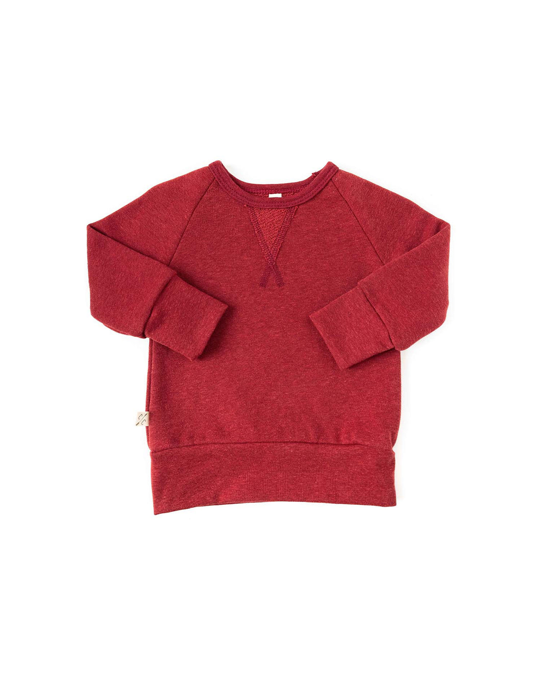 pullover crew - scarlet